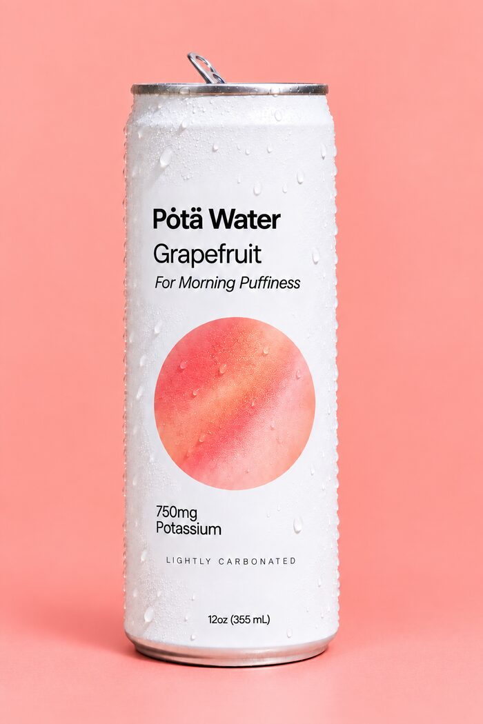 Pota Water Grapefruit can
