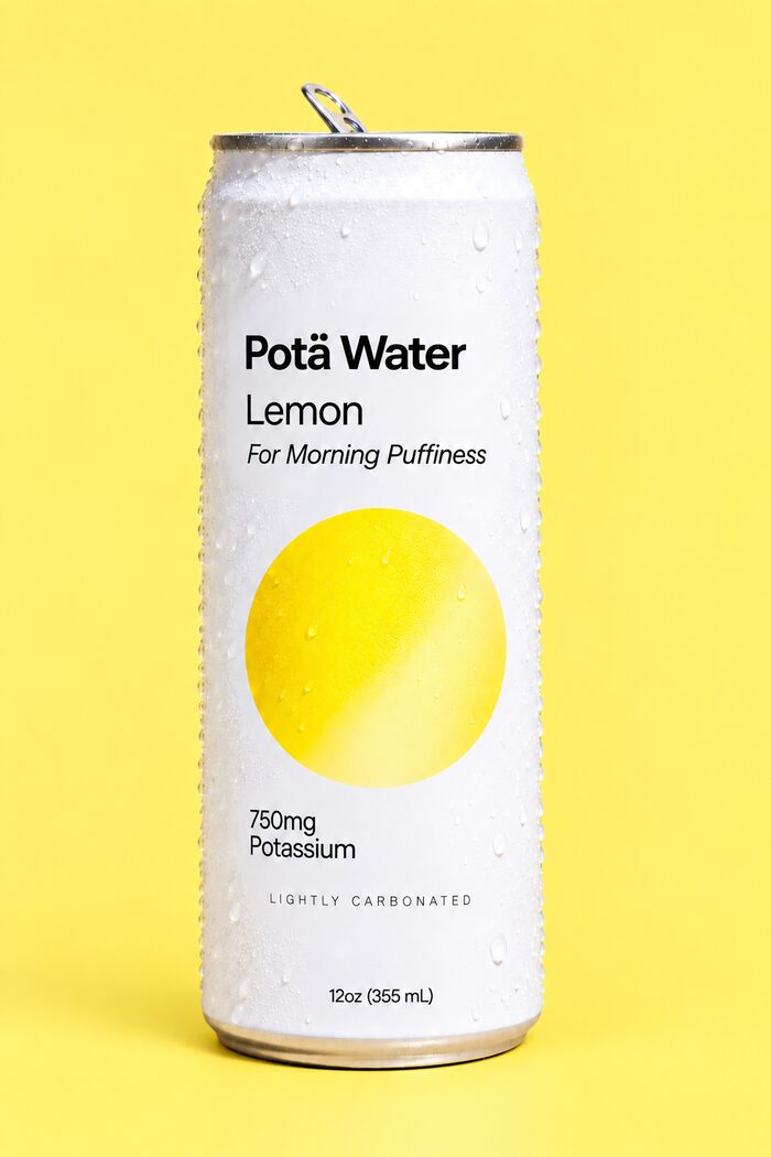 Pota Water Lemon can