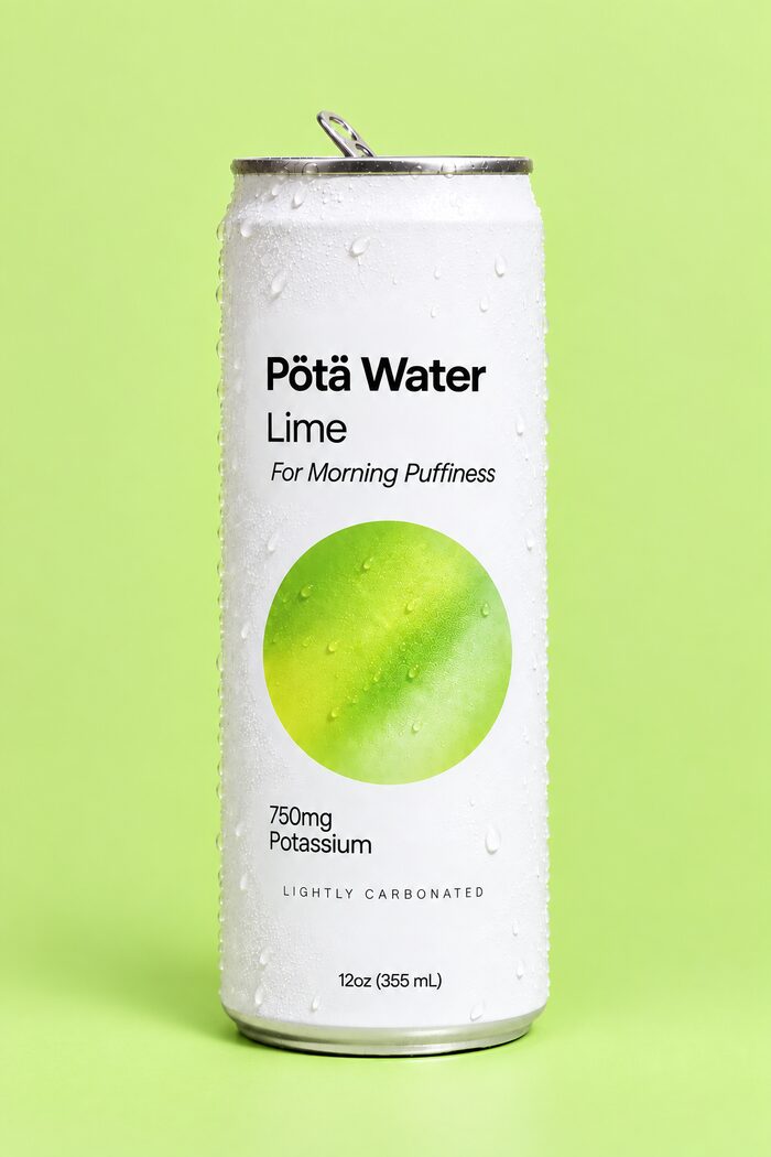 Pota Water Lime can